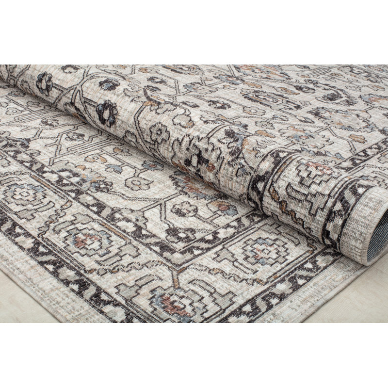 Canora Grey Celestia Vintage Ashley grey Area Rug Wayfair